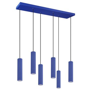 Lustra suspendata LED Ivar 6L Ultramarine 3000K 80x20x200 cm