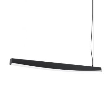 Lustra suspendata LED Jorun 120 Negru 4000K 120x3x210 cm