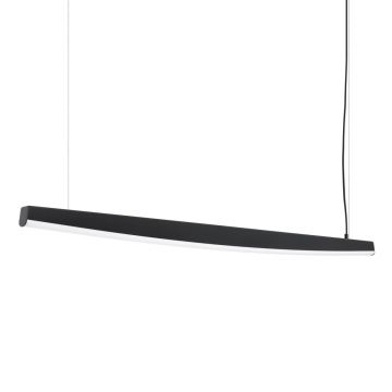 Lustra suspendata LED Jorun 150 Negru 3000K 150x3x210 cm