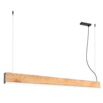 Lustra suspendata LED Lykke Stejar 4000K 150x3.5x150 cm