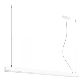 Lustra suspendata LED Pinne Alb 3000K 118x6x150 cm