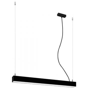 Lustra suspendata LED Pinne Negru 4000K 67x6x150 cm