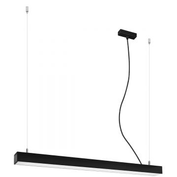 Lustra suspendata LED Pinne Negru 4000K 90x6x150 cm