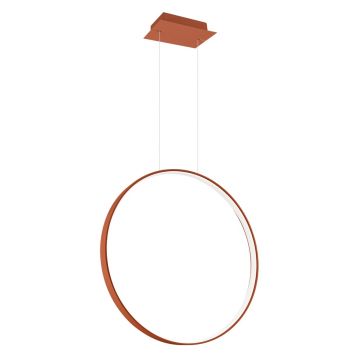 Lustra suspendata LED Rio 55 Rosu 4000K 55x16x150 cm