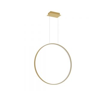 Lustra suspendata LED Rio Auriu 3000K 78x16x150 cm