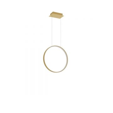 Lustra suspendata LED Rio Auriu 4000K 55x16x150 cm