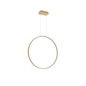 Lustra suspendata LED Rio Auriu 4000K 78x16x150 cm