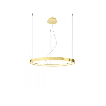 Lustra suspendata LED Rio Auriu lucios 3000K 78x78x150 cm