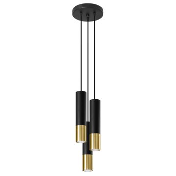 Lustra suspendata Loopez Auriu 20x20x90 cm