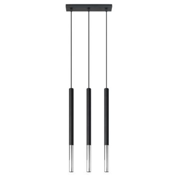 Lustra suspendata Mozaica Argintiu 30x5x90 cm