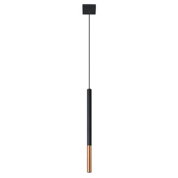 Lustra suspendata Mozaica Cupru 8x8x100 cm