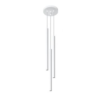 Lustra suspendata Pastelo Alb 20x20x90 cm