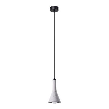Lustra suspendata Rea din beton Gri 12x12x125 cm