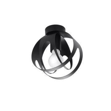 Lustra Tulos Negru 16x16x21 cm