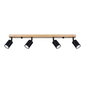 Lustra Verdo Negru 25x25x110 cm