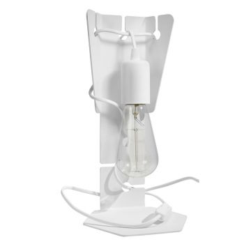 Veioza Arby Alb 15x15x31 cm