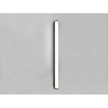 Aplica de perete Fabio, TRIO, 120x3.8 cm, 20W, 1x SMD, metal, negru mat