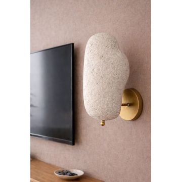 Aplica de perete, Opviq, 687HMY2609, Metal, Crem