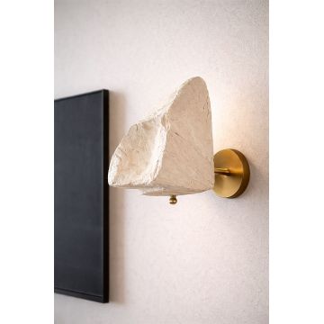 Aplica de perete, Opviq, 687HMY2611, Metal, Crem