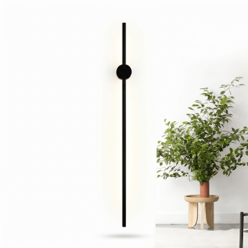 Aplica LED Slim Black lumina neutra 100 cm
