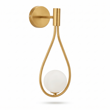Aplica perete Tears Gold 17X17X40cm