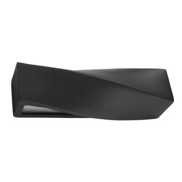 Aplica Sigma din ceramica Negru 42x12x14 cm