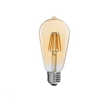 Bec LED ST64 4W 3000K E27 chihlimbar 6.4x6.4x14.7 cm
