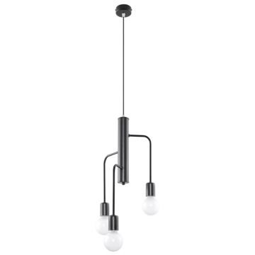 Candelabru Duomo Negru 25x25x100 cm