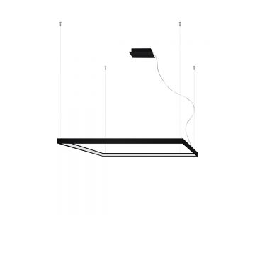 Candelabru LED Nelya Negru 3000K 110x110x150 cm