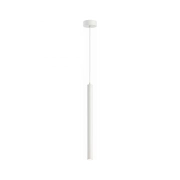 Corp de iluminat suspendat, stil minimalist, finisaj alb 50cm