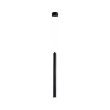Corp de iluminat suspendat, stil minimalist, finisaj negru 50cm