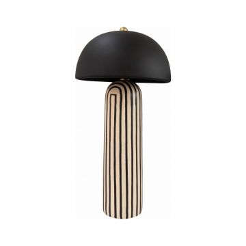Lampa de masa din ceramica Zebra