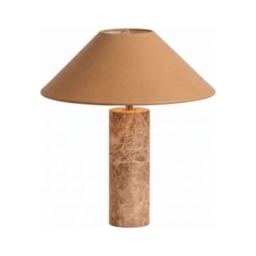 Lampa de masa din piatra Alba