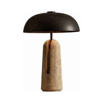 Lampa de masa Japanese travertin
