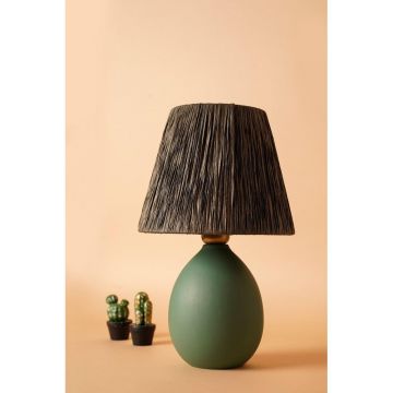 Lampă de masă YL522, Verde, 24x24x37 cm - Verde