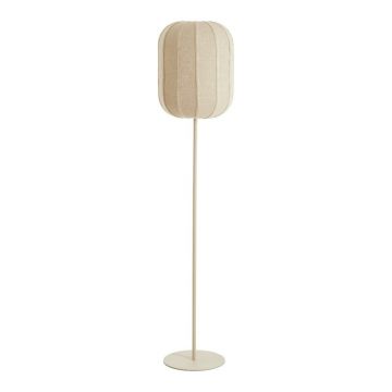 Lampadar crem cu abajur textil (înălțime 165 cm) Solune – Light & Living