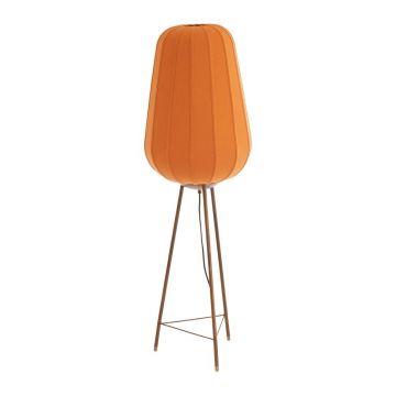 Lampadar teracotă cu abajur textil (înălțime 133 cm) Bibury – Light & Living