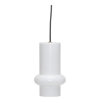 Lustră albă din sticlă ø 15 cm Pilule – Hübsch