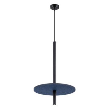 Lustră albastru-închis/bej din metal ø 30 cm Rilu – Sollux