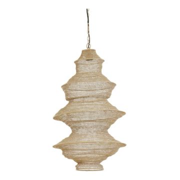 Lustră bej din metal Nakisha – Light & Living