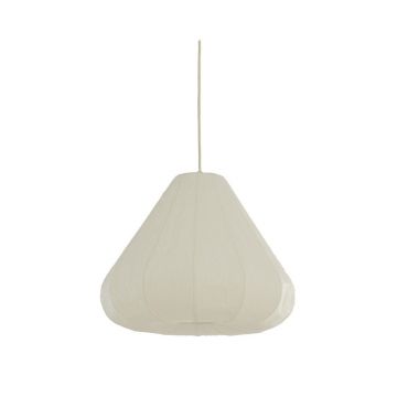 Lustră crem cu abajur din hârtie ø 10 cm Sarella – Light & Living