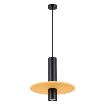 Lustră galbenă/bej din metal ø 30 cm Olisa – Sollux