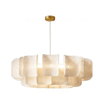 Lustra Japandi Gold 80x80x35 cm