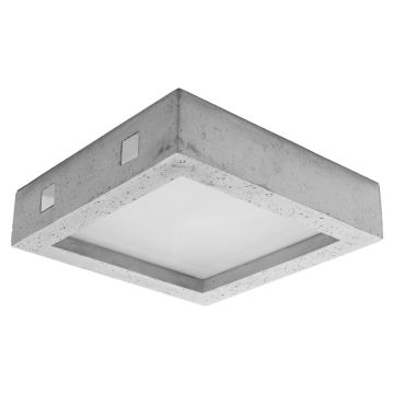 Lustra LED Riza Gri 3000K 33x33x8 cm
