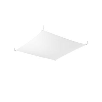 Lustra Luna Alb 3000K 105x105x15 cm