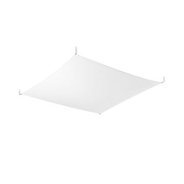 Lustra Luna Alb 3000K 140x140x15 cm
