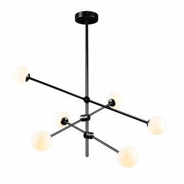 Lustră Orion cu 6 surse de lumina 100 x 39 cm