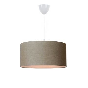 Lustra PWL-1091, metal si textil, D38x21 cm