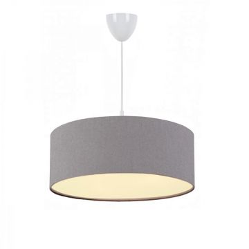 Lustra PWL-1091, metal si textil, D38x21 cm