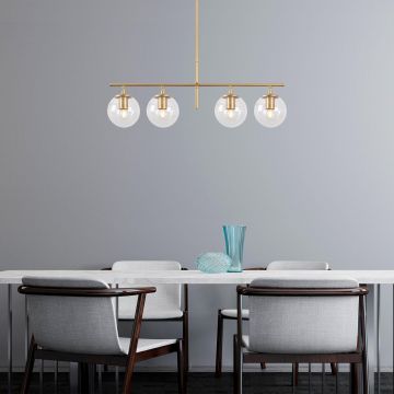 Lustra Roe Chandelier, Auriu, 15x15x3 cm - Auriu